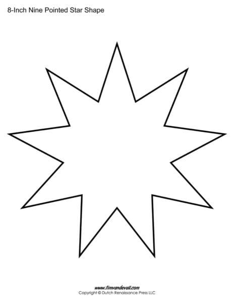 95 шаблонов звезд для вырезания из бумаги #50