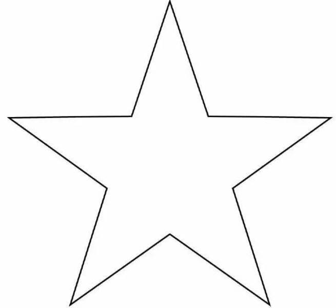 95 шаблонов звезд для вырезания из бумаги #93