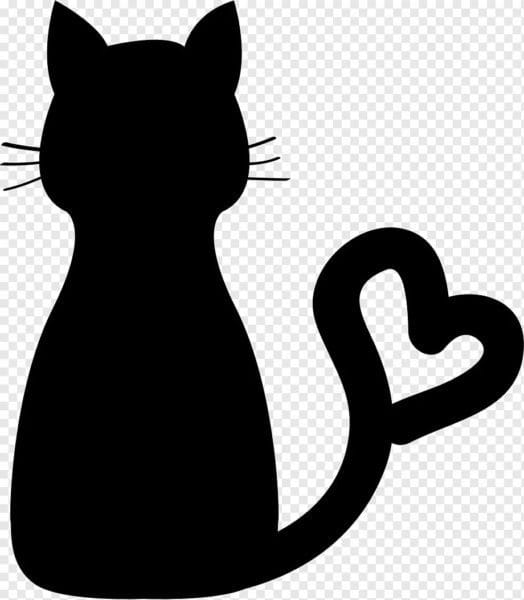 90 трафаретов кошек для рисования и вырезания из бумаги #4