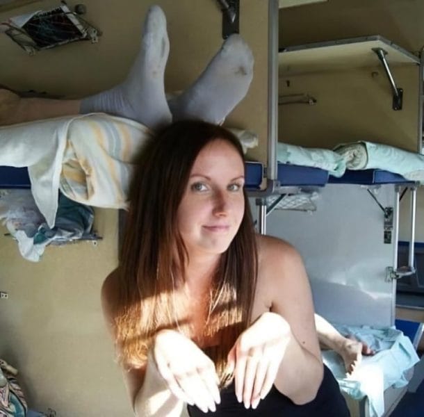 130 приятных женских фото из поезда #118