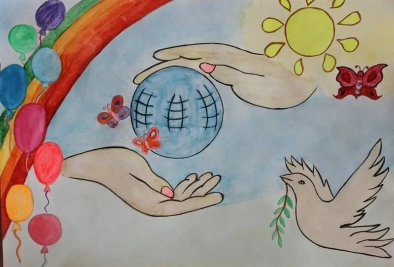 Мир глазами детей: 80 рисунков #43