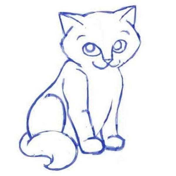 215 прикольных рисунков котов и кошек #33