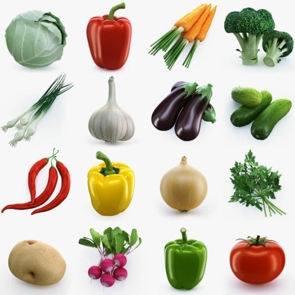 130 картинок для детей с овощами и фруктами #10