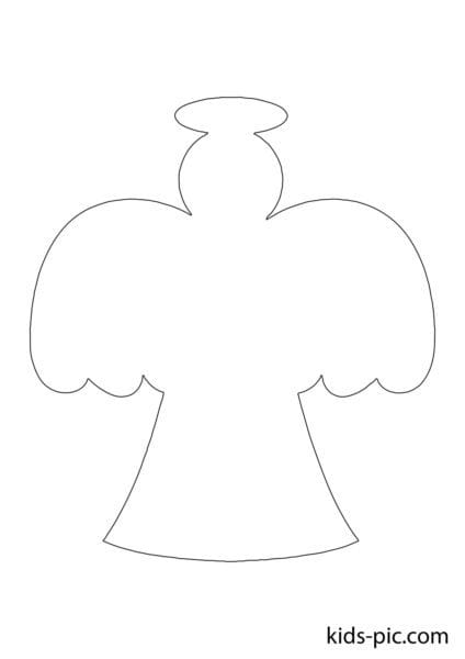 Ангелочки из бумаги: 80 шаблонов для распечатки и вырезания #36