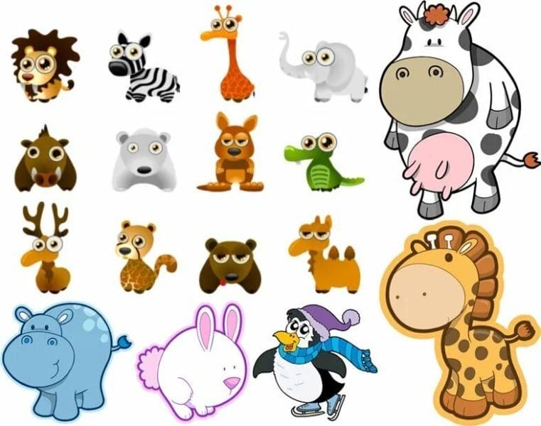 100 картинок с разными животными для малышей #78