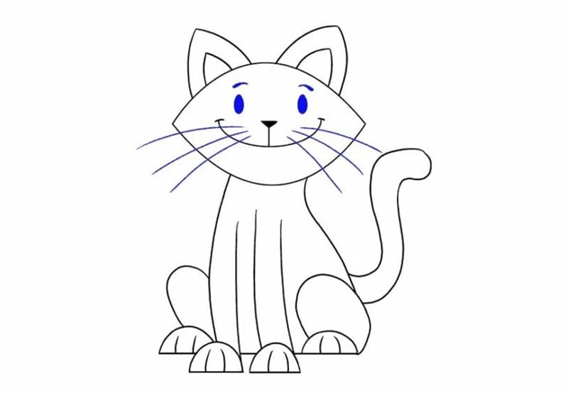 215 прикольных рисунков котов и кошек #74