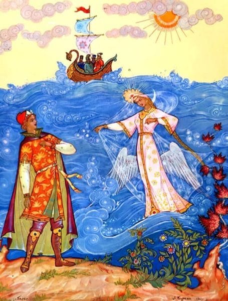 115 рисунков к сказке о царе Салтане #35