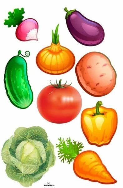 130 картинок для детей с овощами и фруктами #48
