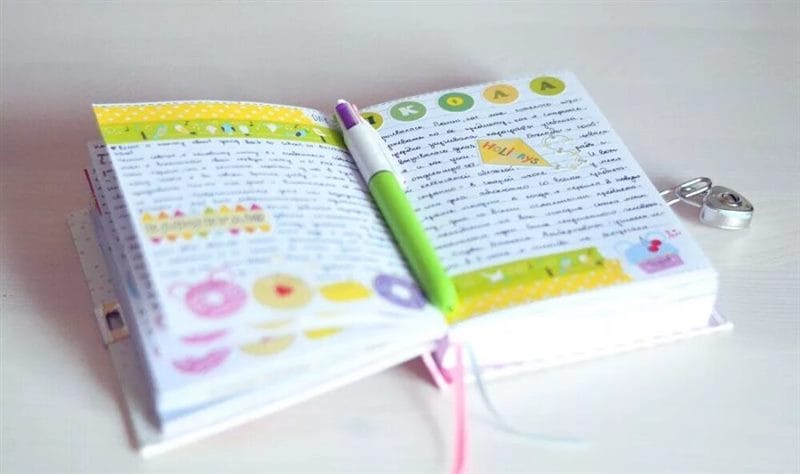 270 идей для оформления личного дневника #206