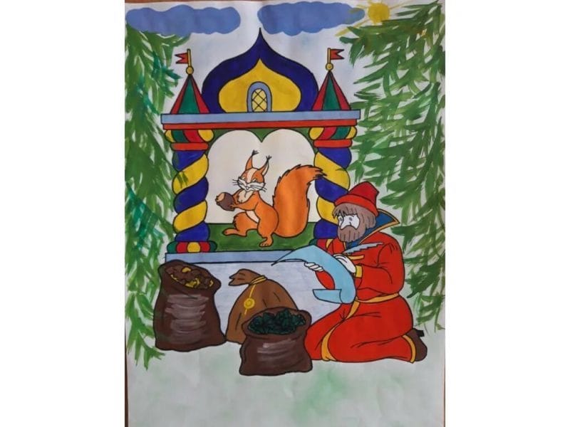 115 рисунков к сказке о царе Салтане #22