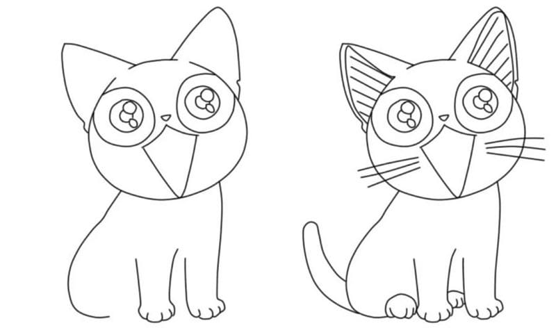 215 прикольных рисунков котов и кошек #69
