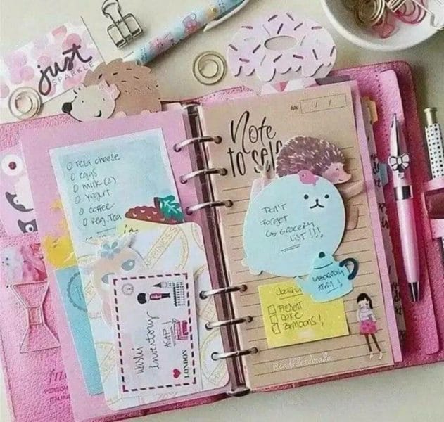 270 идей для оформления личного дневника #50