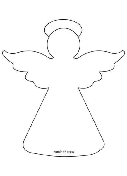 Ангелочки из бумаги: 80 шаблонов для распечатки и вырезания #41