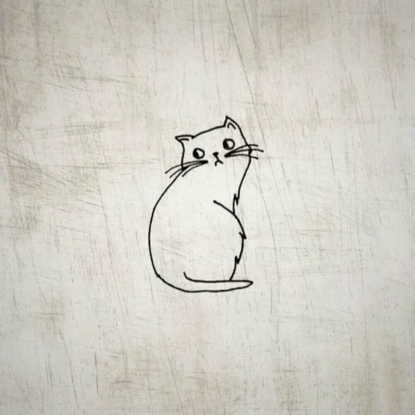215 прикольных рисунков котов и кошек #10