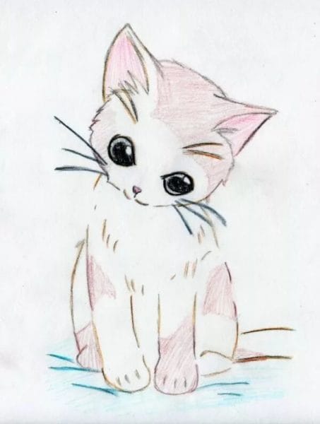 215 прикольных рисунков котов и кошек #42
