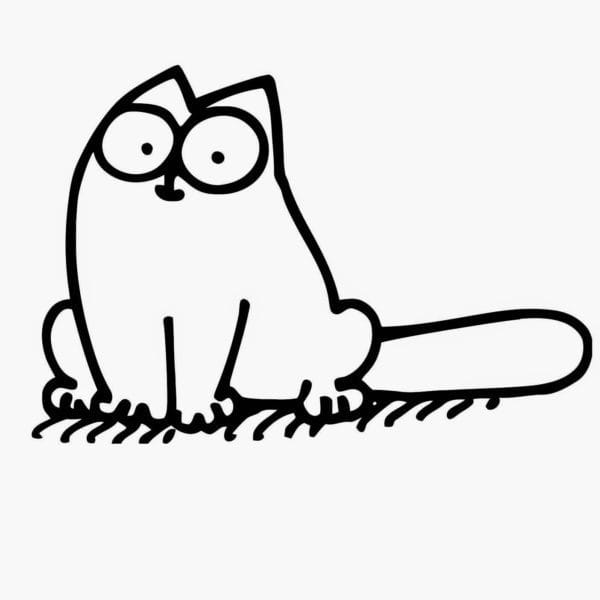215 прикольных рисунков котов и кошек #7
