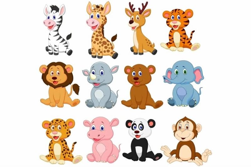 100 картинок с разными животными для малышей #80