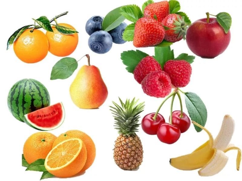 130 картинок для детей с овощами и фруктами #32