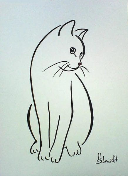 215 прикольных рисунков котов и кошек #83