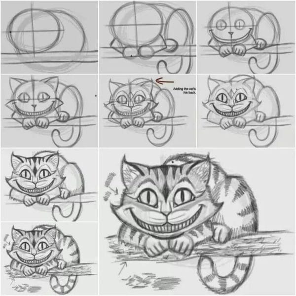 215 прикольных рисунков котов и кошек #21