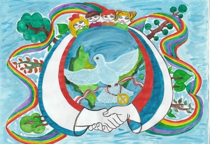 Мир глазами детей: 80 рисунков #32
