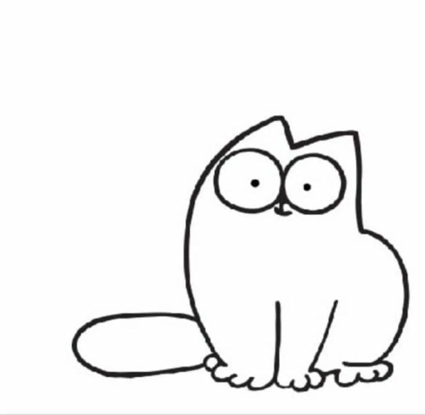 215 прикольных рисунков котов и кошек #54