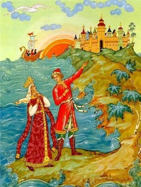 115 рисунков к сказке о царе Салтане #47