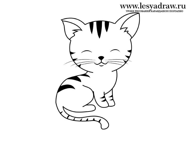 215 прикольных рисунков котов и кошек #56