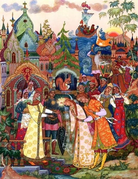 115 рисунков к сказке о царе Салтане #66