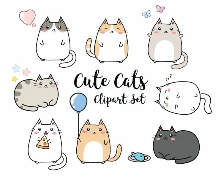 215 прикольных рисунков котов и кошек #99