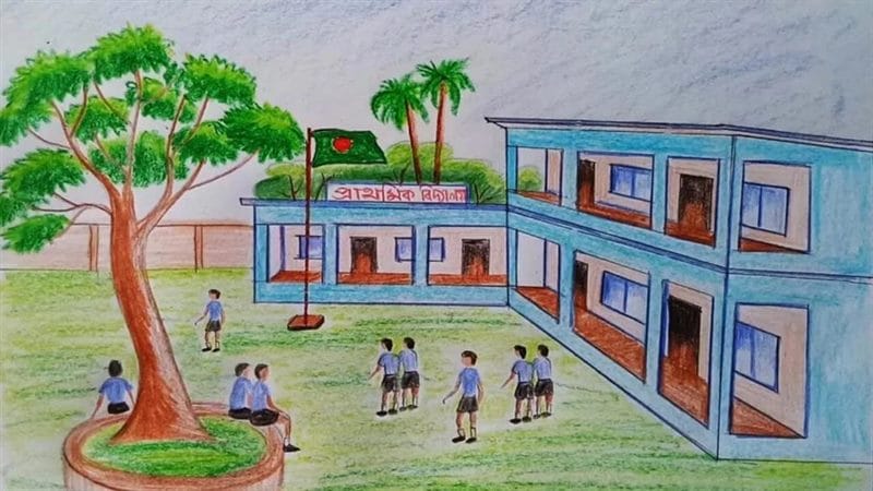 70 рисунков на тему «Школа моей мечты» #31