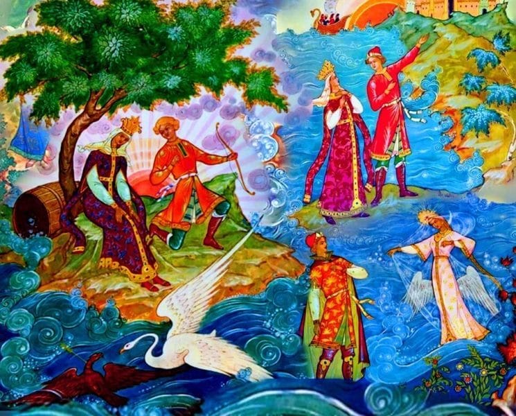 115 рисунков к сказке о царе Салтане #87