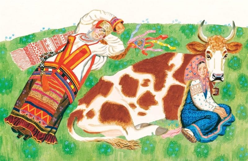 Сказочные персонажи: 110 иллюстраций к русским народным сказкам #27