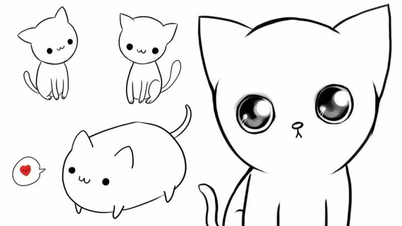 215 прикольных рисунков котов и кошек #35