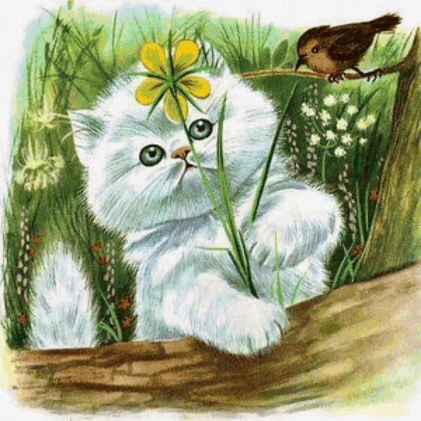 100 открыток с добрым утром с котятами и кошками #99