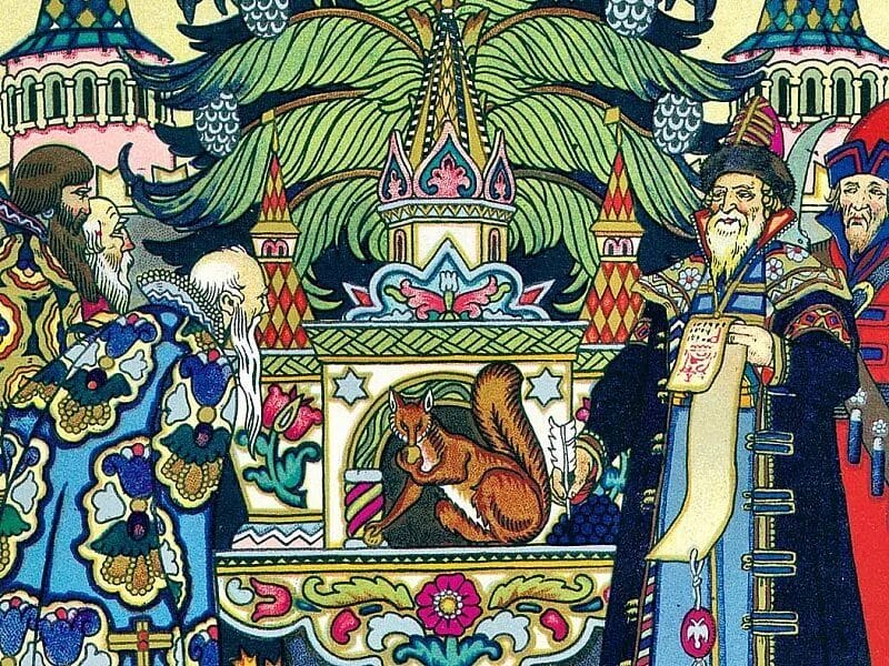 115 рисунков к сказке о царе Салтане #65
