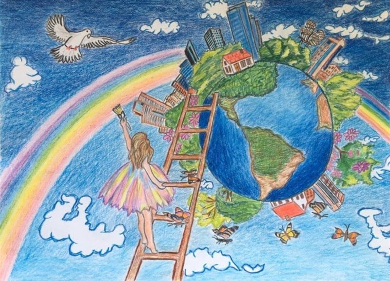 Мир глазами детей: 80 рисунков #8