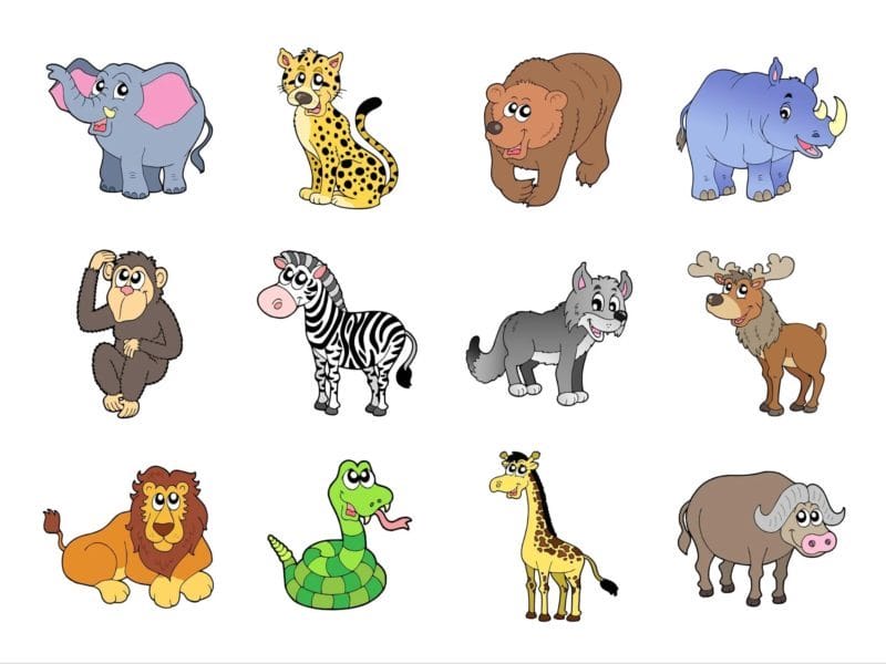 100 картинок с разными животными для малышей #84