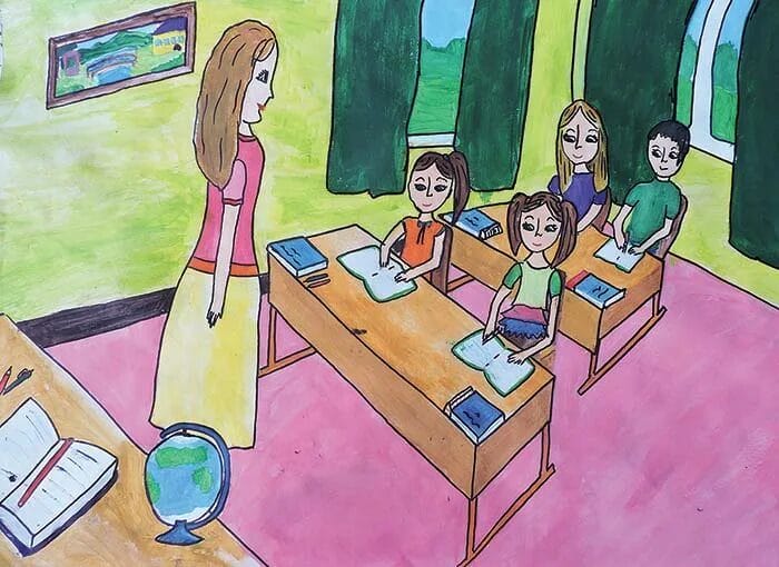 70 рисунков на тему «Школа моей мечты» #10