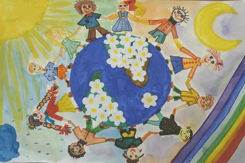 Мир глазами детей: 80 рисунков #75