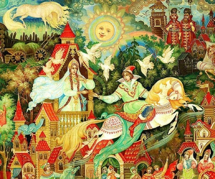 Сказочные персонажи: 110 иллюстраций к русским народным сказкам #76
