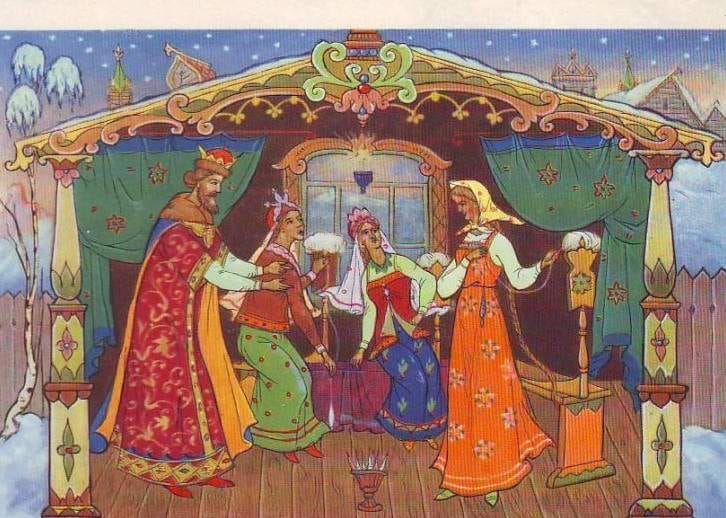 115 рисунков к сказке о царе Салтане #52