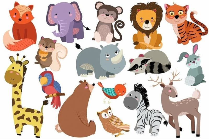 100 картинок с разными животными для малышей #88