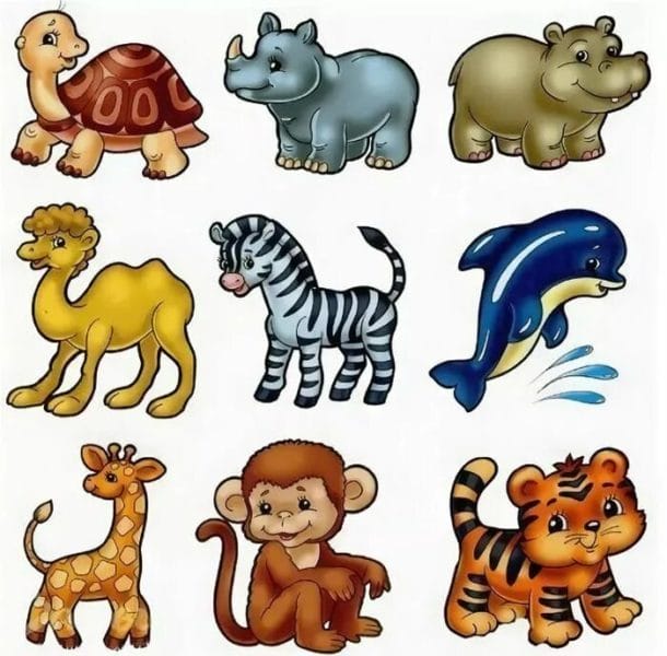 100 картинок с разными животными для малышей #89