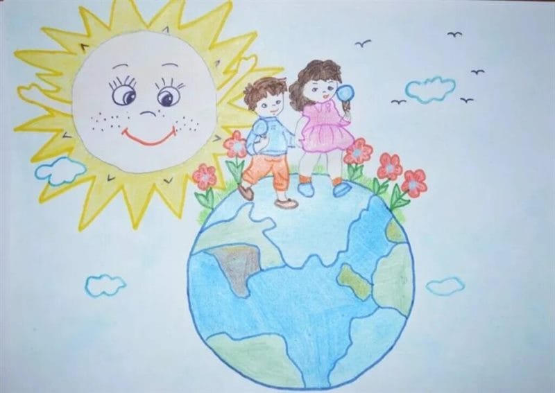 Мир глазами детей: 80 рисунков #42