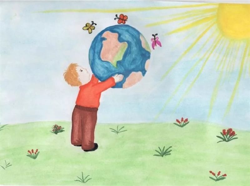 Мир глазами детей: 80 рисунков #64