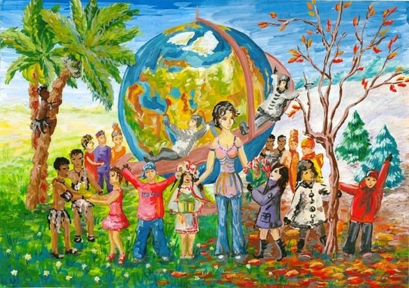 Мир глазами детей: 80 рисунков #72