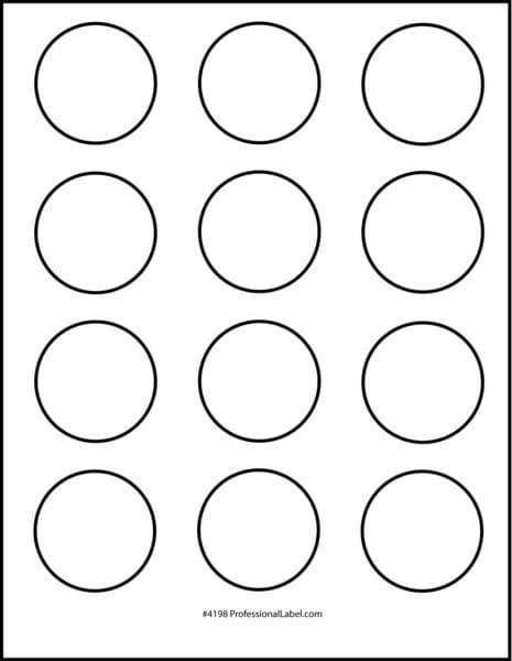 28 шаблонов кругов для распечатки #4
