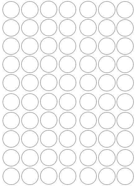 28 шаблонов кругов для распечатки #24