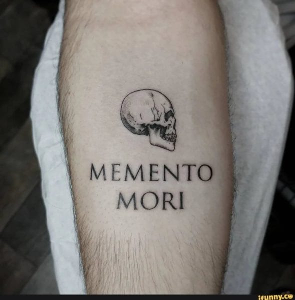 120 тату Memento Mori на руке и не только #6